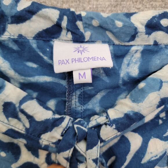 PAX PHILOMENA ISADORA FLORAL COTTON LOUNGE PANTS, SIZE M - Picture 3 of 7